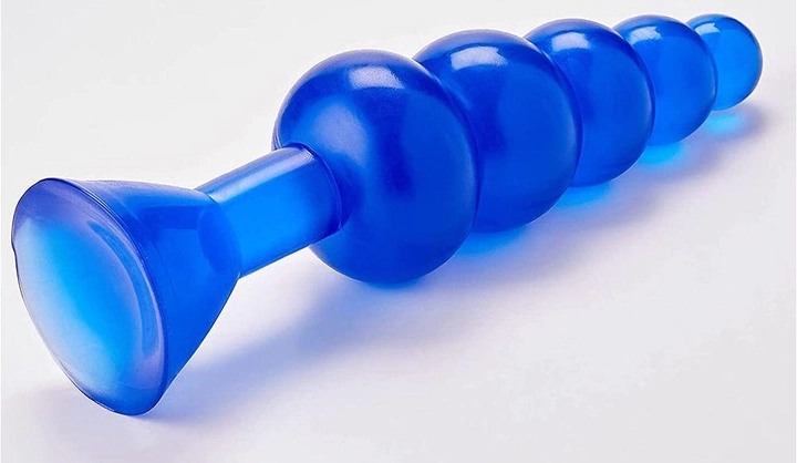 Анальная пробка NMC Bendable Butt Rattler цвет синий (06073007000000000) - изображение 2