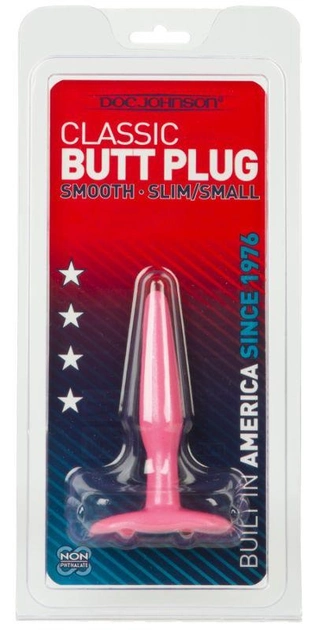 Анальная пробка Butt Plugs Smooth Classic Slim/Small (00509000000000000) - изображение 2