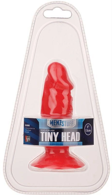 Анальна пробка Menzstuff Tiny Head колір червоний (16735015000000000) - зображення 1