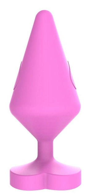 Анальная пробка Chisa Novelties Luv Heart Plug Large цвет розовый (20685016000000000) - изображение 1