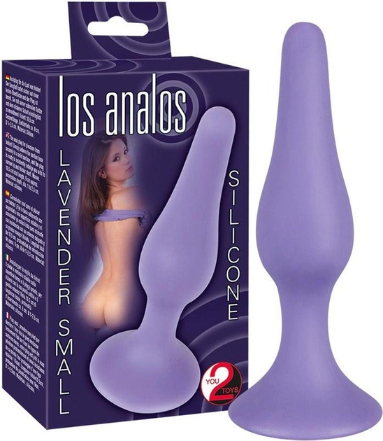 Анальная пробка You2Toys Los Analos Lavender Small, 2,5 см (17400000000000000) - изображение 1