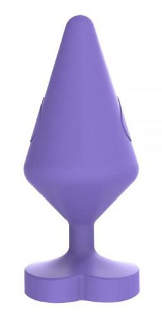 Анальна пробка Chisa Novelties Luv Heart Plug Large колір фіолетовий (20685017000000000) - зображення 2