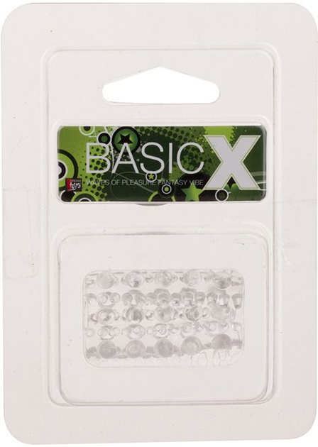 Насадка на пеніс Basicx TPR Sleeve 0.7 Inch колір прозорий (17599041000000000) - зображення 1