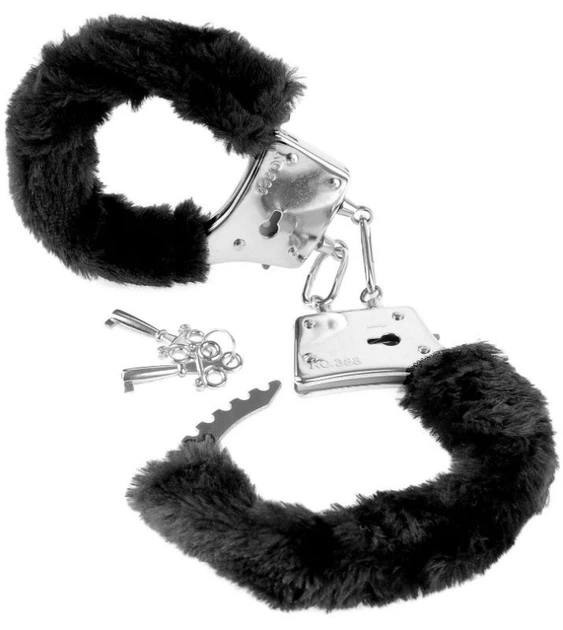 Наручники Fetish Fantasy Series Beginners Furry Cuffs Black (03737000000000000) - изображение 2