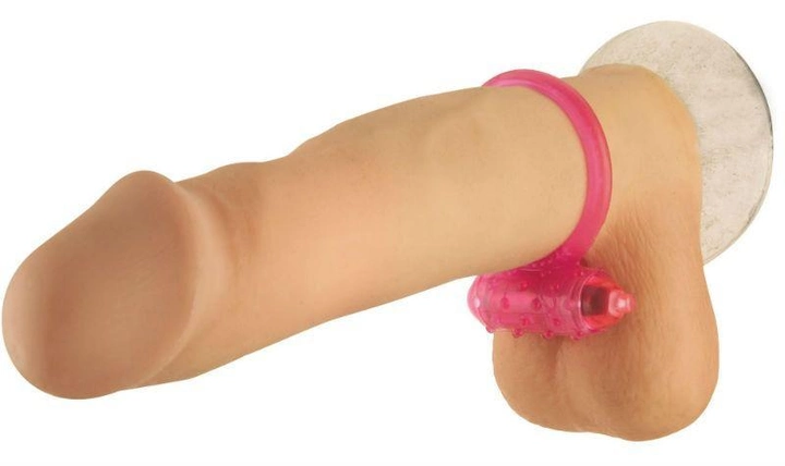 Эрекционное виброкольцо Mini One-Touch Cock Ring цвет розовый (16044016000000000) - изображение 1