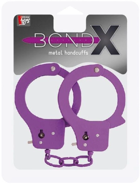 Наручники Bondx Metal Cuffs колір фіолетовий (15939017000000000) - зображення 1