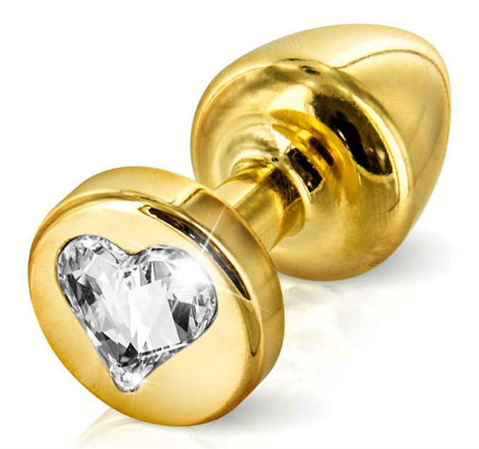 Анальна пробка Anni R Butt Plug Heart колір золотистий (17788046000000000) - зображення 1