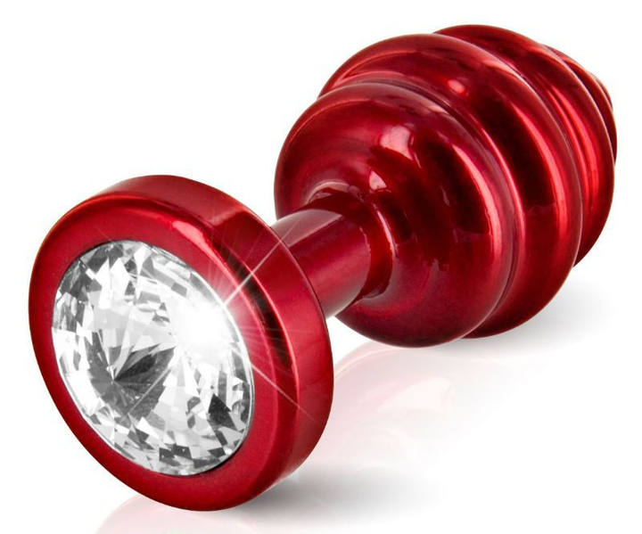 Анальная пробка Anni Butt Plug Ribbed, 2,5 см цвет красный (17790015000000000) - изображение 1