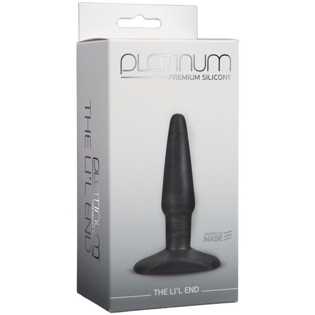 Анальна пробка Platinum Premium Silicone колір чорний (15620005000000000) - зображення 1