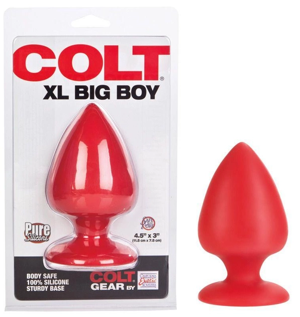Анальная пробка Colt XL Big Boy цвет красный (15918015000000000) - изображение 1