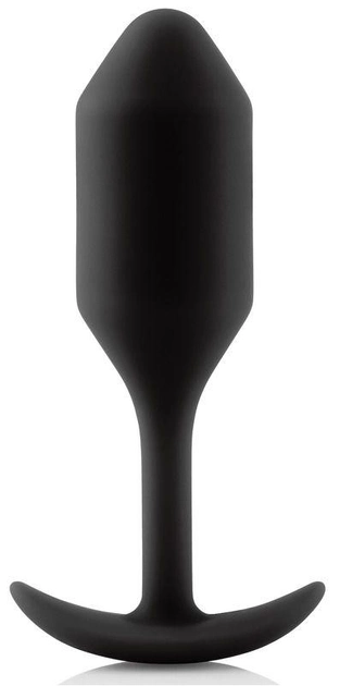 Профессиональная анальная пробка B-Vibe Snug Butt Plug 2 цвет черный (21792005000000000) - изображение 1