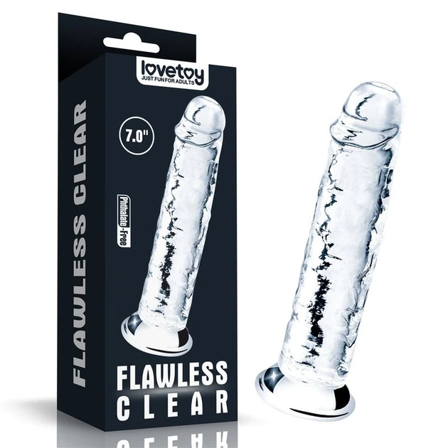 Фаллоимитатор Lovetoy Flawless Clear Dildo 7, 18 см (22204000000000000) - изображение 10