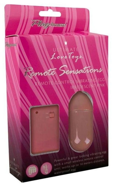 Віброяйце Ultimate Love Toys Remote Sensations, 7 см колір рожевий (04045016000000000) - зображення 2