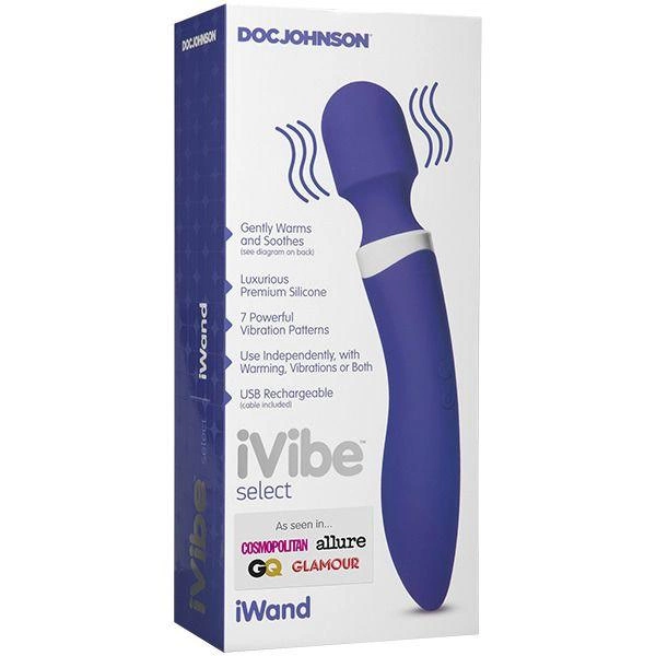 Вібромасажер Doc Johnson iVibe Select, iWand колір фіолетовий (21803017000000000) - зображення 2