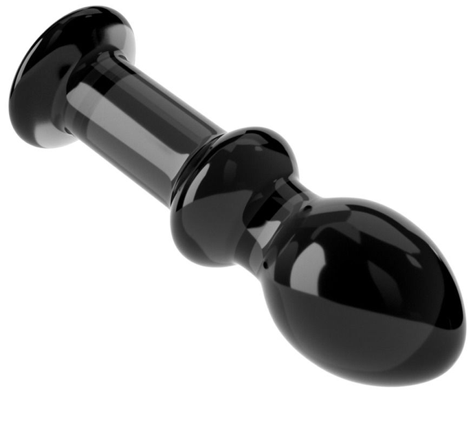 Анальная пробка Glass Romance цвет черный (18956005000000000) - изображение 2