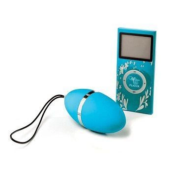 Виброяйцо Plaisirs Secrets на дистанційному управлінні Vibrating Egg колір блакитний (12111008000000000) - зображення 1