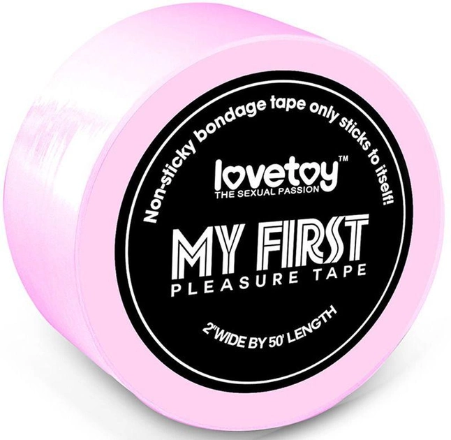 Бондажная стрічка My First Pleasure Tape колір світло-рожевий (18985458000000000) - зображення 1