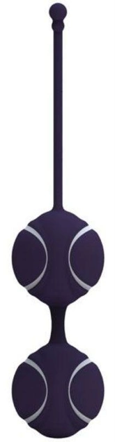 Вагінальні кульки Odeco O-Balls Duo колір фіолетовий (15410017000000000) - зображення 1