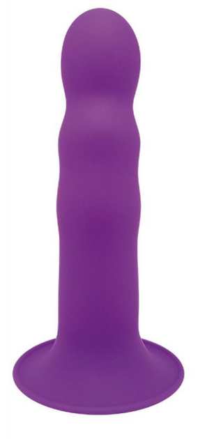 Термоактивний фалоімітатор Dreamtoys Solid Love Ribbed Purple (21952000000000000) - зображення 1
