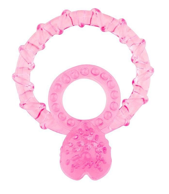 Эрекционное кольцо Basicx Tpr Double Cockring 1inch цвет розовый (15289016000000000) - изображение 1