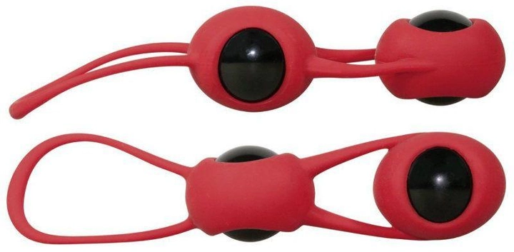 Вагінальні кульки Silikon Love Balls колір червоний (13802015000000000) - зображення 2