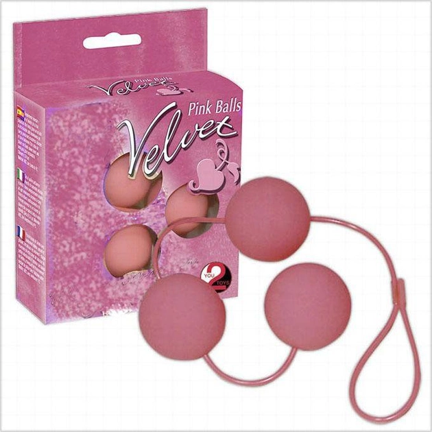 Вагінальні кульки Velvet Pink Balls (05292000000000000) - зображення 2