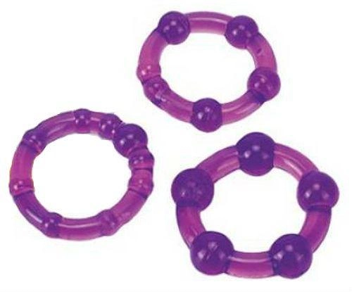 Набор эрекционных колец Ultra Soft & Stretchy Pro Rings Purple цвет фиолетовый (15023017000000000) - изображение 2