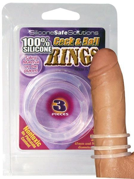 Cock & Ball Rings (три эрекционных кольца) (06135000000000000) - изображение 2