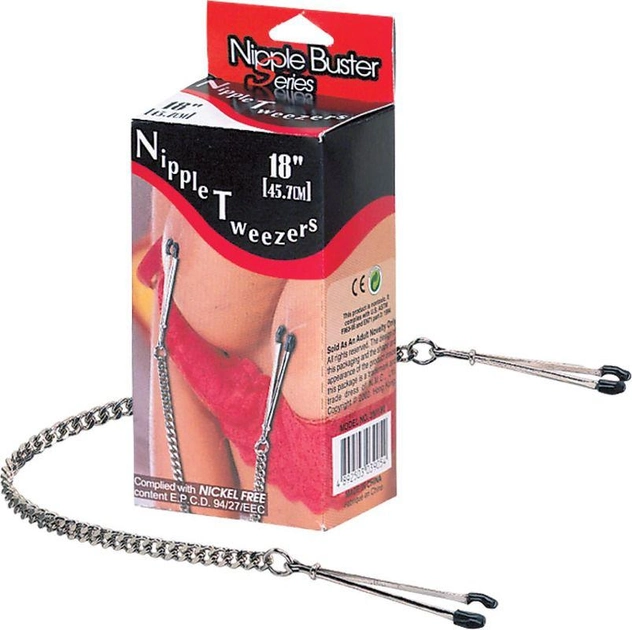 Зажимы для сосков Nipple Tweezers Metal Clip (01002000000000000) - изображение 1