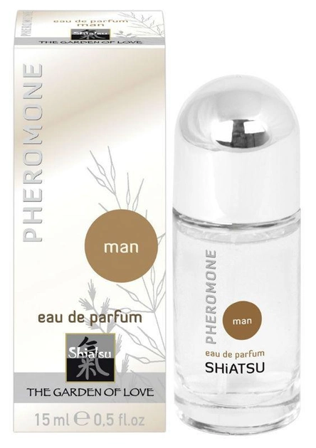 Духи з феромонами для чоловіків HOT Shiatsu Pheromone Parfum Man, 15 мл (17696000000000000) - зображення 1