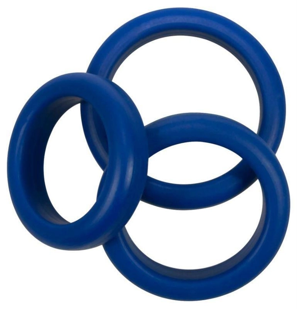 Набор эрекционных колец Blue Mate Cockring Set (17505000000000000) - изображение 1