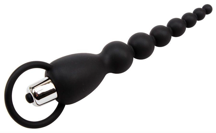 Анальний ланцюжок з вібрацією Chisa Novelties Black Mont Elite Power Beads (20020000000000000) - зображення 1