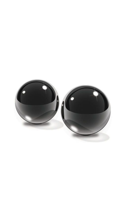 Вагинальные шарики Small Black Glass Ben-Wa Balls (11385000000000000) - изображение 1