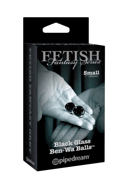 Вагінальні кульки Small Black Glass Ben-Wa Balls (11385000000000000) - зображення 2