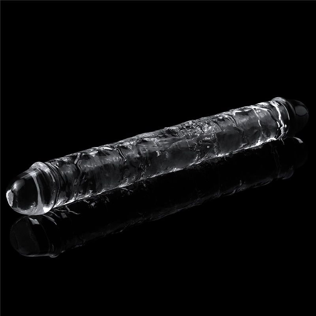 Двойной фаллоимитатор Lovetoy Flawless Clear Double dildo 12 (22205000000000000) - изображение 6