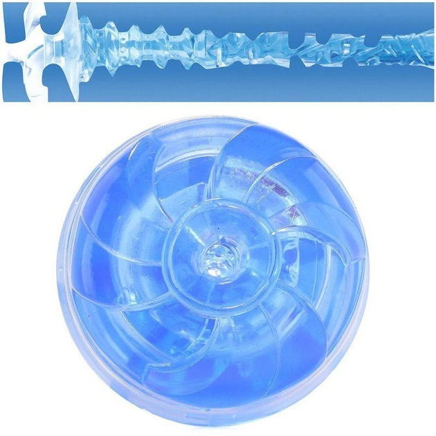 Мастурбатор-ороимитатор Fleshlight Turbo Thrust Blue Ice (19613000000000000) - зображення 2