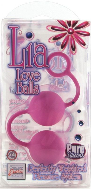 Вагінальні кульки Lia Love Balls Pink колір рожевий (10289016000000000) - зображення 1
