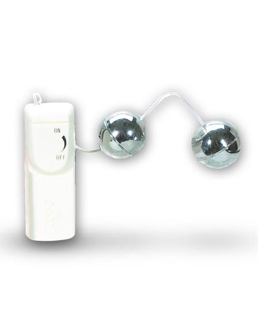 Вагінальні кульки з вібрацією Orgazm Balls Silver (09905000000000000) - зображення 1
