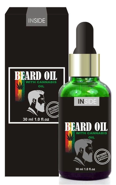 Масло з феромонами для догляду за бородою Izyda Inside Beard Oil with Cannabis Oil, 30 мл (20742000000000000) - зображення 1