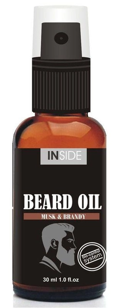 Масло з феромонами для догляду за бородою Izyda Inside Beard Oil Musk & Brandy, 30 мл (20743 трлн) - зображення 1