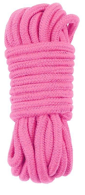 Бондажная веревка Fetish Bondage Rope 10м цвет розовый (18950016000000000) - зображення 1