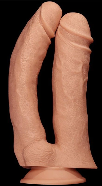 Фаллоимитатор для двойного проникновения Lovetoy 12 Realistic Mega Double Dildo (22208000000000000) - изображение 3