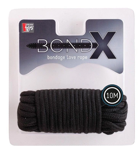 Бондажная мотузка Bondx Love Rope колір чорний (15938005000000000) - зображення 1