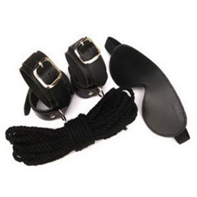 Набор садо-мазо: маска, наручники, веревка (11134000000000000) - изображение 1