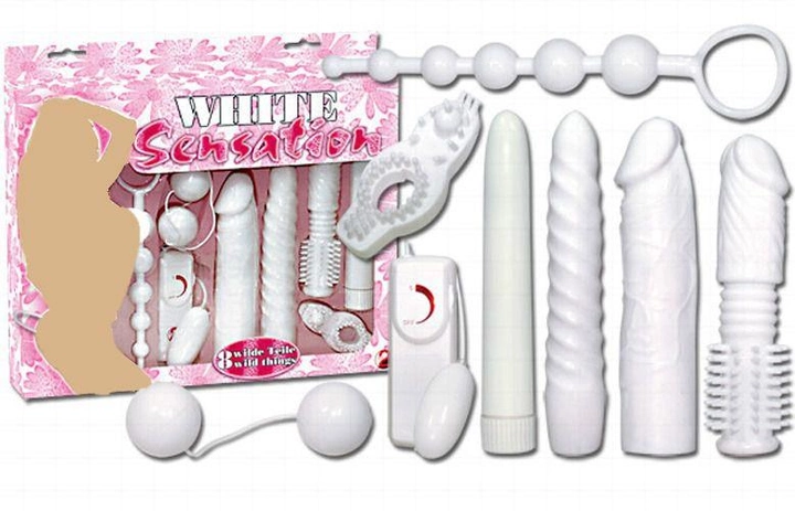 Белый набор секс-игрушек White sensation (05923000000000000) - изображение 1