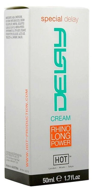 Крем-пролонгатор для чоловіків Hot Special Delay Cream (15051000000000000) - зображення 2