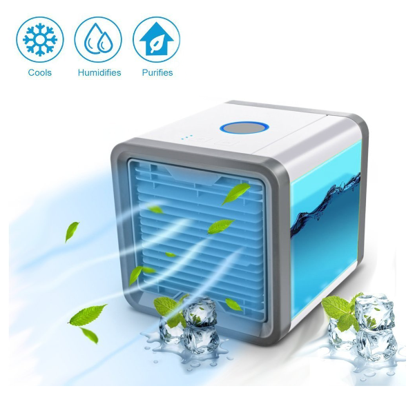 Охолоджувач повітря, портативний кондиціонер, Air Cooler (1002897-White-0) - Фото 1 Охолоджувач повітря, портативний кондиціонер, Air Cooler (1002897-White-0) - зображення 1