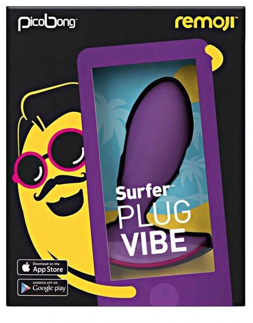 Стимулятор простаты PicoBong Remoji Surfer цвет фиолетовый (18630017000000000) - изображение 2