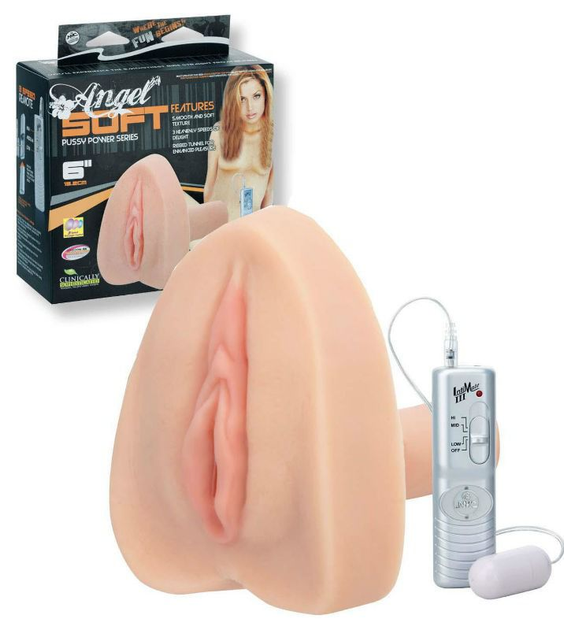 Реалистичная вагина с вибро элементом Angel Soft (11683000000000000) - изображение 1