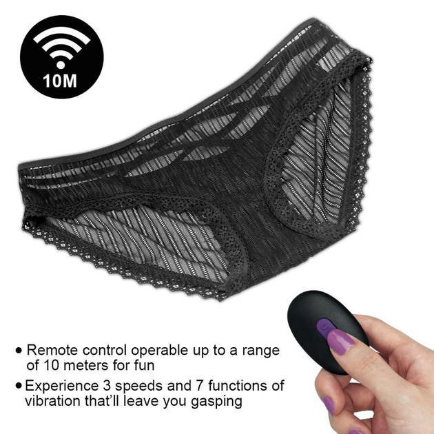 Вибротрусики c дистанционным управлением Lovetoy IJOY Rechargeable Remote Control Vibrating Panties (20839000000000000) - изображение 8